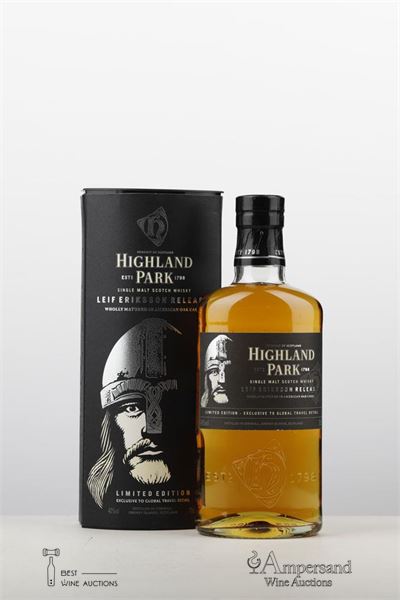 HIGHLAND PARK LEIF ERIKSSON SINGLE MALT NV - Highland Park - 40,0 ABV - American oak cask - 1 Bottle - Oc 1