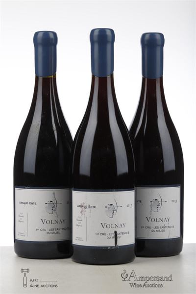 VOLNAY LES SANTENOTS DU MILIEU 2012 - Arnaud Ente - 3 Bottles