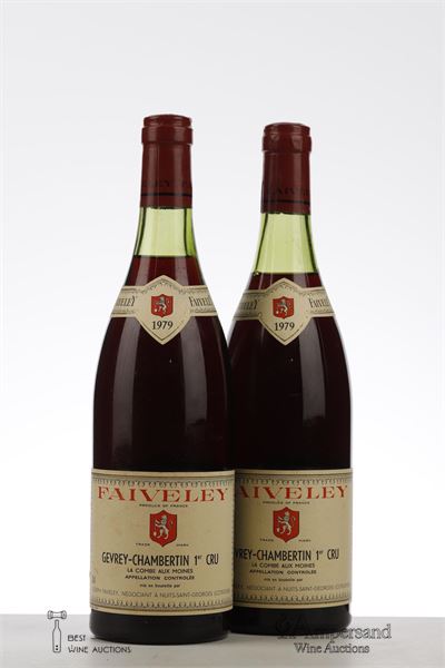 GEVREY CHAMBERTIN LA COMBE AUX MOINES 1979 - Faiveley - 2 Bottles