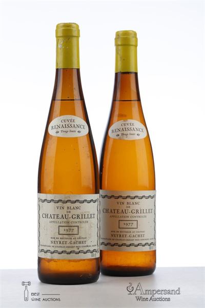 GRILLET CUVEE RENAISSANCE 1977 - Neyret Gachet - 2 Bottles