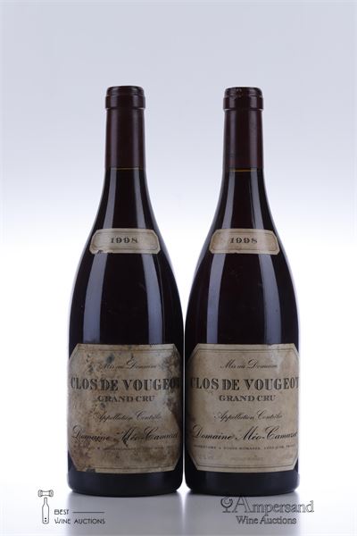 CLOS VOUGEOT 1998 - Meo Camuzet - 2 Bottles