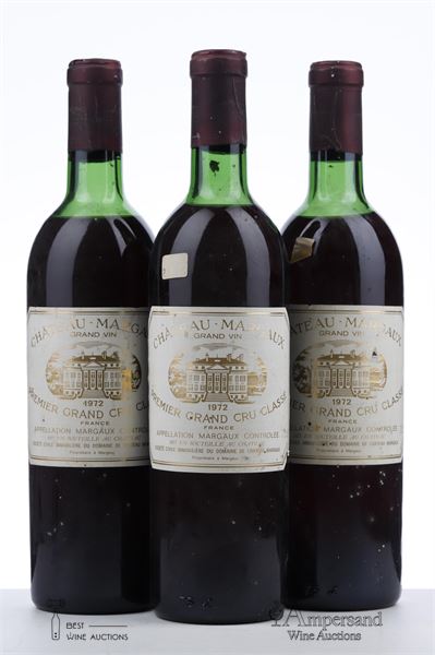 MARGAUX 1972  - 3 Bottles