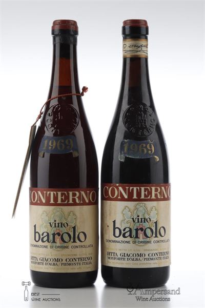 BAROLO 1969 - Giacomo Conterno  - 2 Bottles