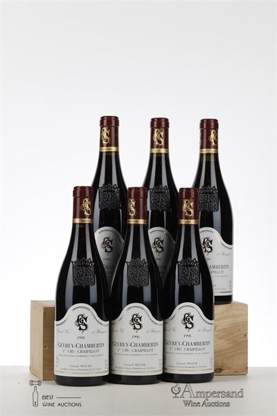 GEVREY CHAMBERTIN CRAIPILLOT 1998 - Gerard Seguin - 6 Bottles