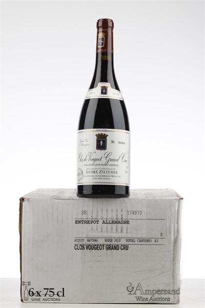 CLOS VOUGEOT 2010 - Chateau Andre Ziltener - 6 Bottles - Oc 6