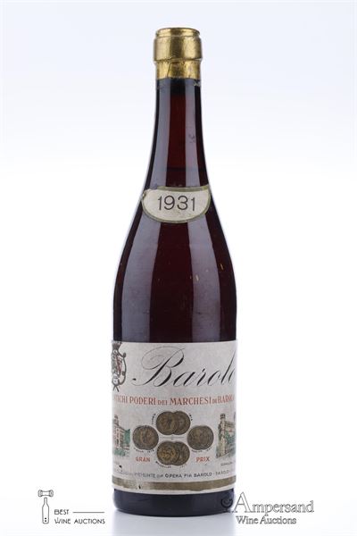BAROLO 1931 - Marchesi di Barolo - 1 Bottle