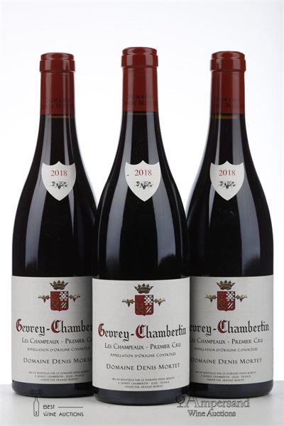 GEVREY CHAMBERTIN LES CHAMPEAUX 2018 - Denis Mortet - 3 Bottles