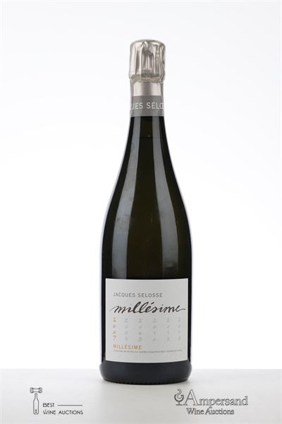 JACQUES SELOSSE EXTRA BRUT MILLESIME 2007 - Jacques Selosse - dégorgé 02/2019 - 1 Bottle