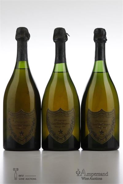 DOM PERIGNON Moet & Chandon 1964 - 3 Bottles