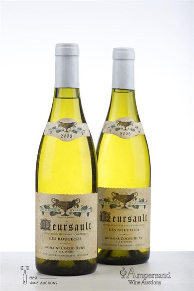 MEURSAULT LES ROUGEOTS 2008 - Coche Dury - 2 Bottles