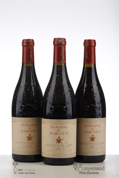 CHATEAUNEUF DU PAPE MARCOUX 2004 - Domaine de Marcoux - 3 Bottles