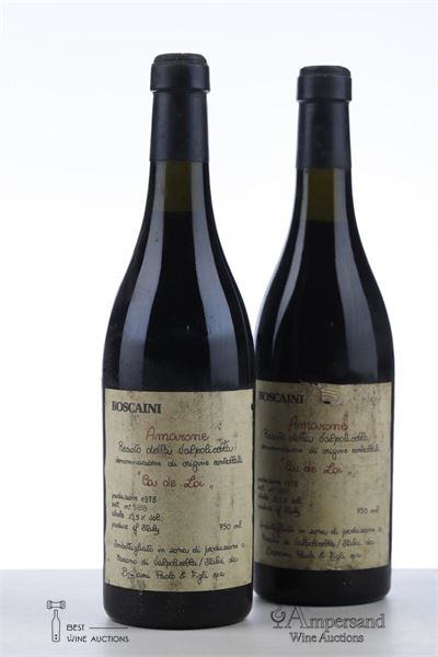 AMARONE RECIOTO DELLA VALPOLICELLA CA DE LOI 1978 - Paolo Boscaini - 2 Bottles