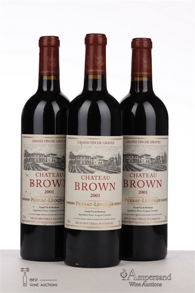 BROWN 2001 - Mc - 3 Bottles