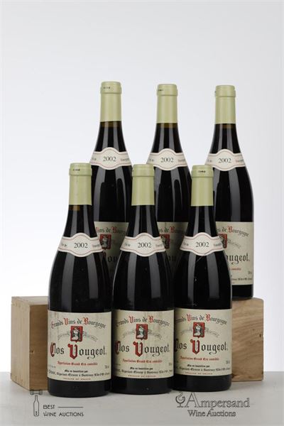 CLOS VOUGEOT 2002 - G. Prieur - 6 Bottles