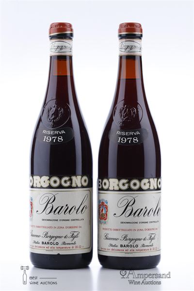 BAROLO RISERVA 1978 - Giacomo Borgogno - 2 Bottles
