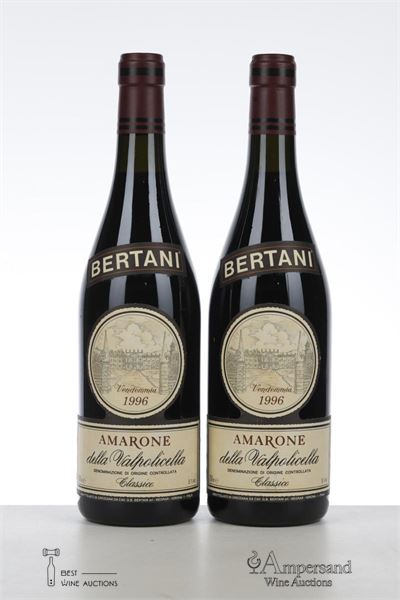 AMARONE DELLA VALPOLICELLA CLASSICO 1996 - Bertani - 2 Bottles