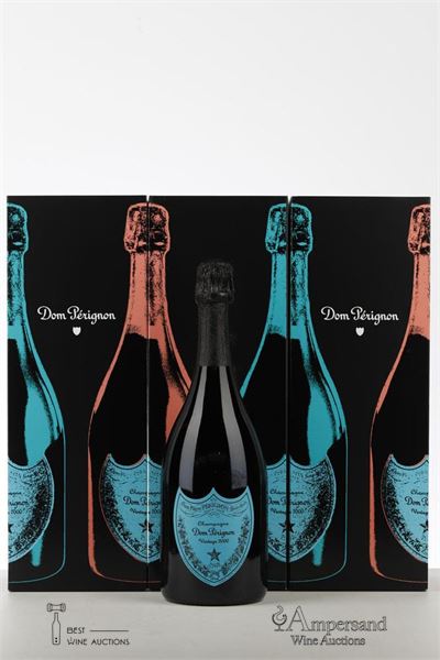 DOM PERIGNON ANDY WARHOL 2000 - Moet et Chandon - 3 Bottles - Oc 1