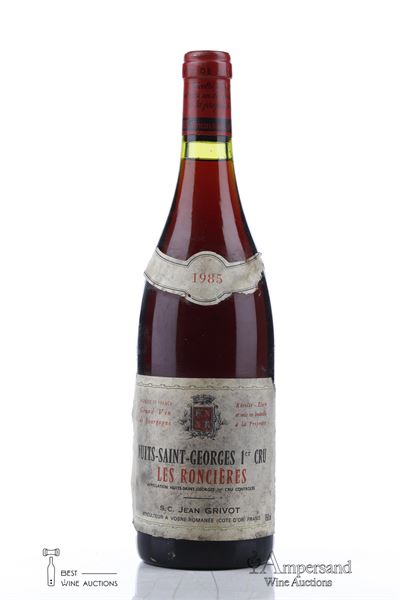 NUITS ST GEORGES LES RONCIERES 1985 - Jean Grivot - 1 Bottle