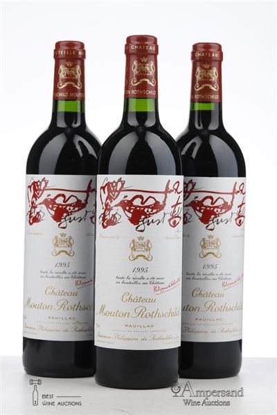 MOUTON ROTHSCHILD 1995 - Mc - 3 Bottles