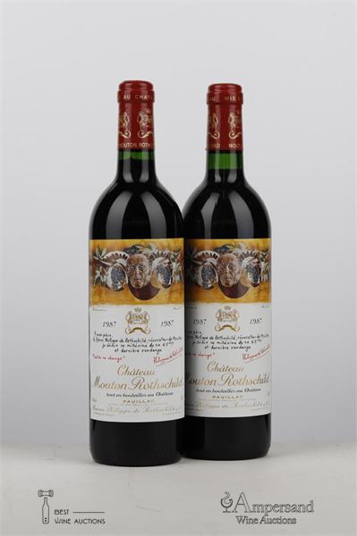 MOUTON ROTHSCHILD 1987 - Mc - 2 Bottles