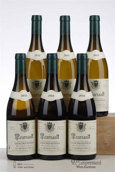 MEURSAULT CLOS DES ECOLES 2018 - Alain Hudelot-Noellat - 6 Bottles