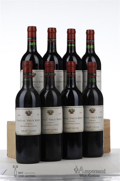 VIEUX RIFFAT 1990 - Grafe Lecocq - 8 Bottles