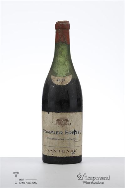 SANTENAY 1934 - Pommier Freres - 1 Bottle