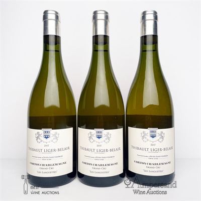 CORTON CHARLEMAGNE LES LANGUETTES 2017 - Thibault Liger Belair Successeurs - 3 Bottles