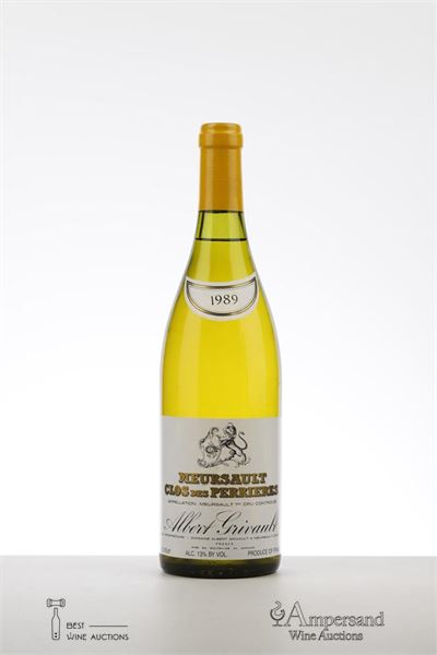 MEURSAULT CLOS DES PERRIERES 1989 - Albert Grivault - 1 Bottle