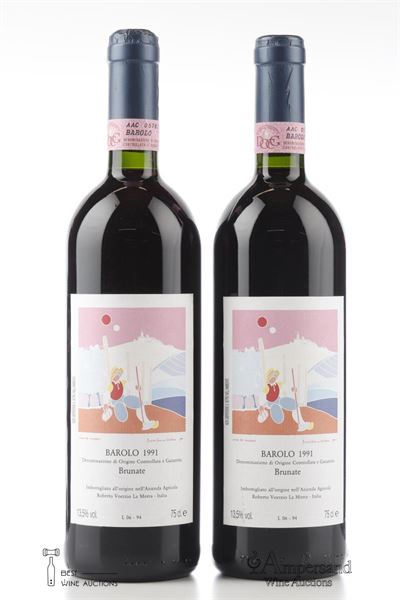 BAROLO BRUNATE 1991 - Roberto Voerzio  - 2 Bottles