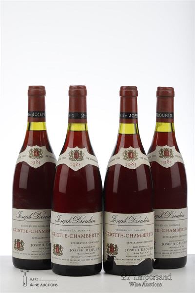 GRIOTTE CHAMBERTIN 1985 - Joseph Drouhin - 4 Bottles