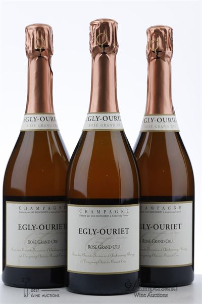 EGLY OURIET ROSE GRAND CRU EXTRA BRUT NV - Egly Ouriet - dégorgé 07/2022 - 3 Bottles