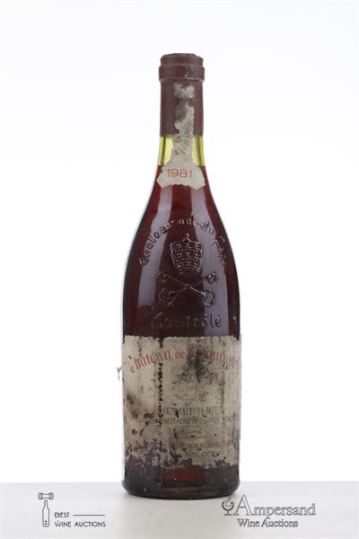 CHATEAUNEUF DU PAPE BEAUCASTEL 1981 - Beaucastel - 1 Bottle