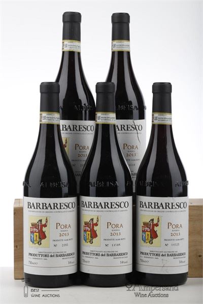 BARBARESCO RISERVA PORA 2013 - Produttori del Barbaresco - 5 Bottles