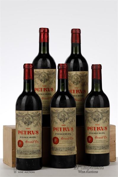 PETRUS 1960  - 5 Bottles