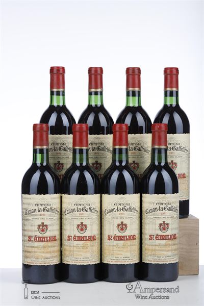 CANON LA GAFFELIERE 1971 - Mc - 8 Bottles - Owc 12