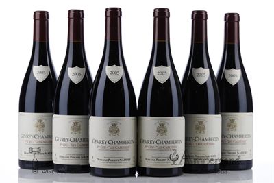 GEVREY CHAMBERTIN LES CAZETIERS 2005 - Philippe Nadef - 6 Bottles