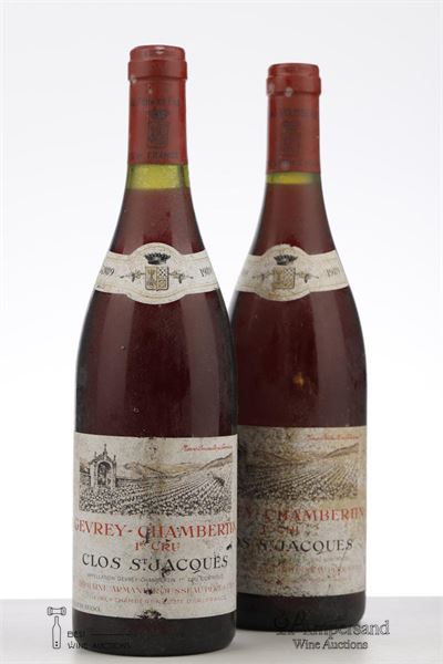 GEVREY CHAMBERTIN CLOS ST JACQUES 1989 - Armand Rousseau - 2 Bottles