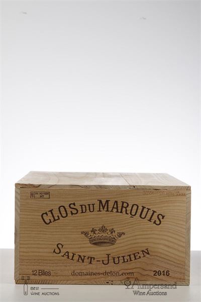 CLOS DU MARQUIS 2016 - Mc - 12 Bottles - Owc 12
