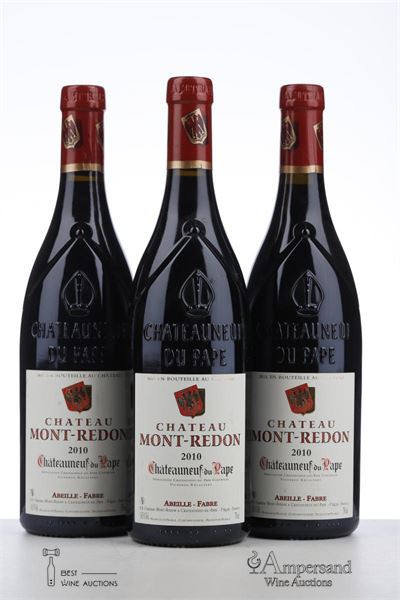 CHATEAUNEUF DU PAPE MONTREDON 2010 - Mont Redon - 3 Bottles