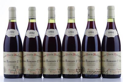 VOSNE ROMANEE LES BRULEES 1990 - Camille Giroud - 6 Bottles