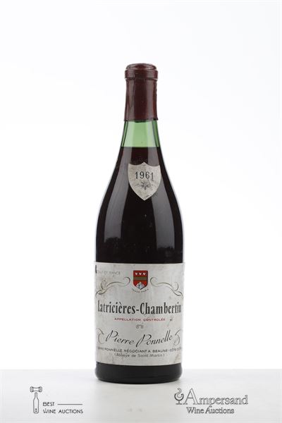 LATRICIERES CHAMBERTIN 1961 - Pierre Ponnelle - 1 Bottle
