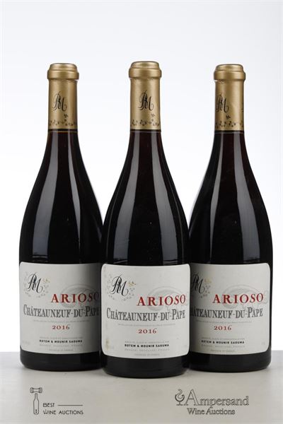 CHATEAUNEUF DU PAPE ARIOSO 2016 - Rotem et Mounir Saouma - 3 Bottles