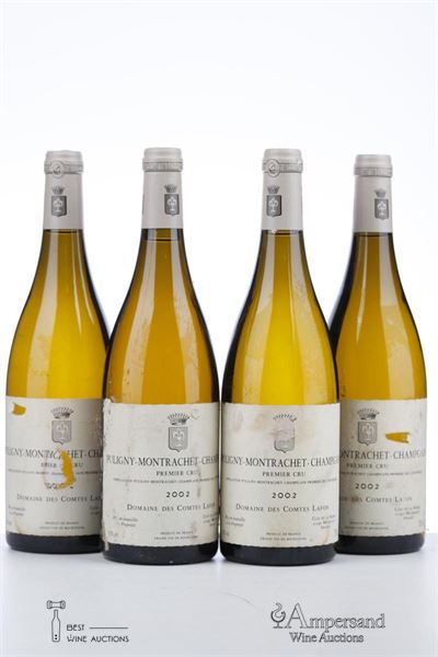 PULIGNY MONTRACHET CHAMPGAIN 2002 - Comtes Lafon - 4 Bottles