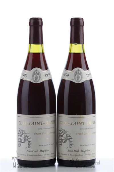CLOS ST DENIS 1990 - Jean Paul Magnien - 2 Bottles