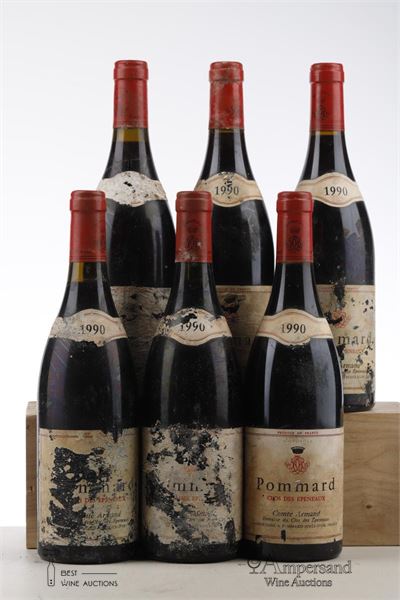 POMMARD CLOS DES EPENEAUX 1990 - Comte Armand - 6 Bottles
