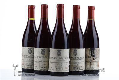 CHAMBOLLE MUSIGNY 1996 - Comte de Vogue - 5 Bottles