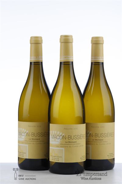 MACON BUSSIERES LE MONSARD 2015 - Les des heritiers du Comte Lafon - 3 Bottles