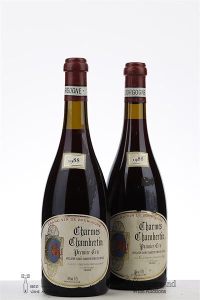 CHARMES CHAMBERTIN 1988 - Coquart Loison Fleurot - MB - 2 Bottles