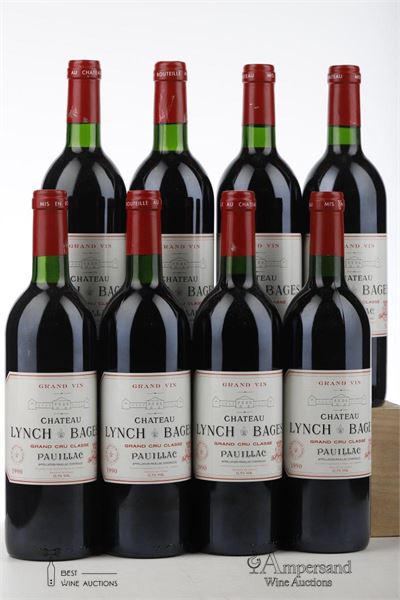 LYNCH BAGES 1990 - Mc - 8 Bottles